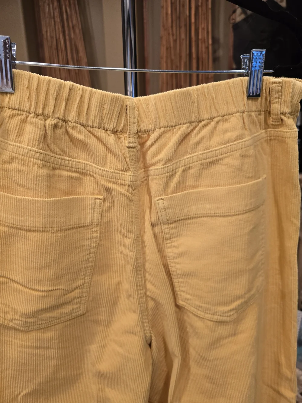 We The Free  Yellow Corduroy  Barrel Pants